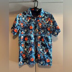 Bugatchi - Men’s Hawaiian Floral Kapalua Golf Shirt (Size Small)